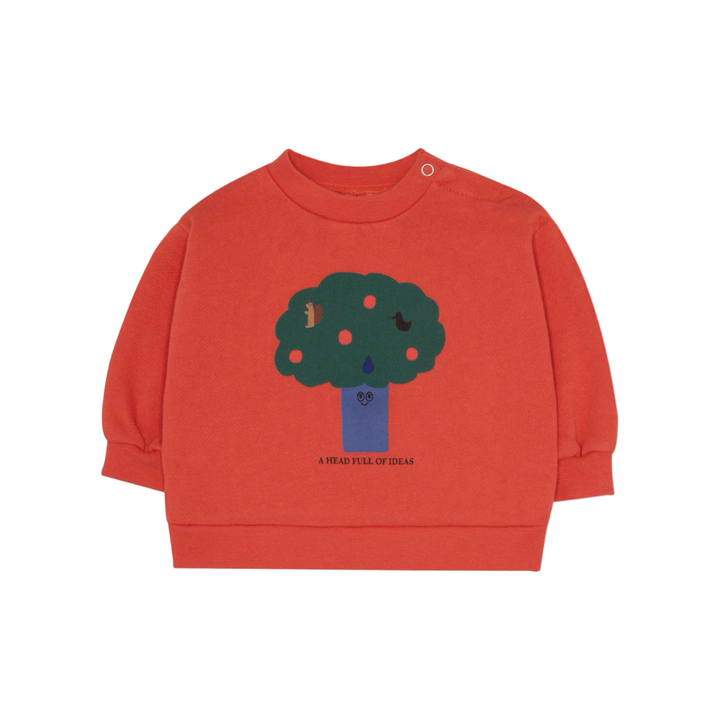 The Campamento Red Baby Sweatshirt Big Tree