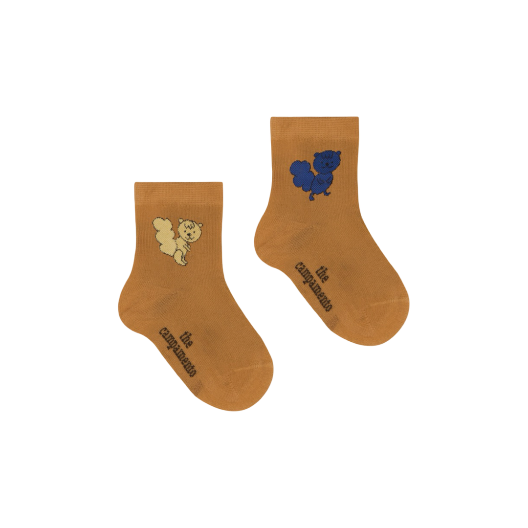 The Campamento Squirrel Baby Socks