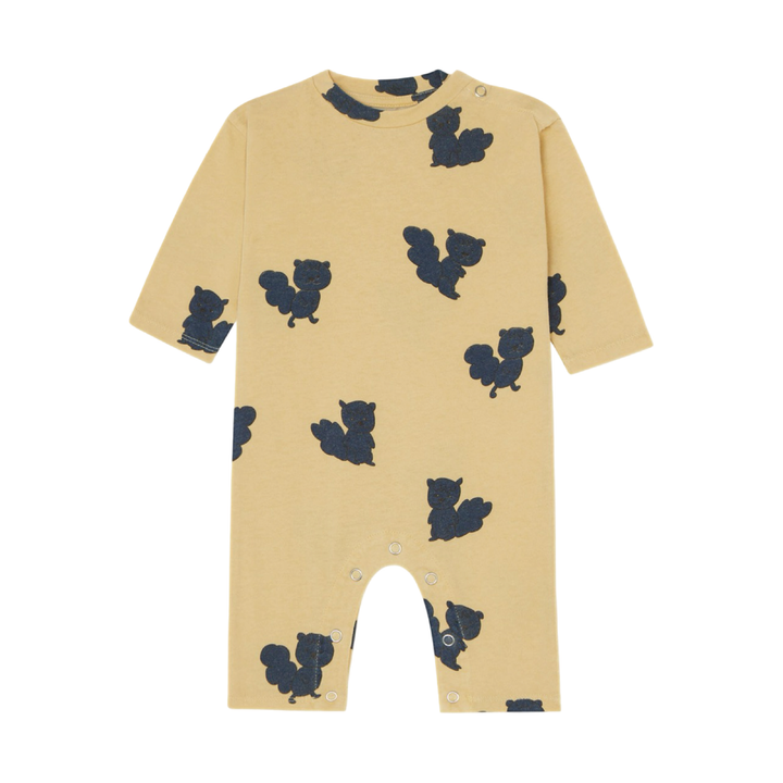 The Campamento Blue Squirrels Baby Overall
