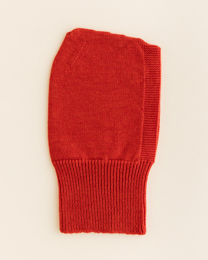 Hvid Balaclava Eddy Cotton Red