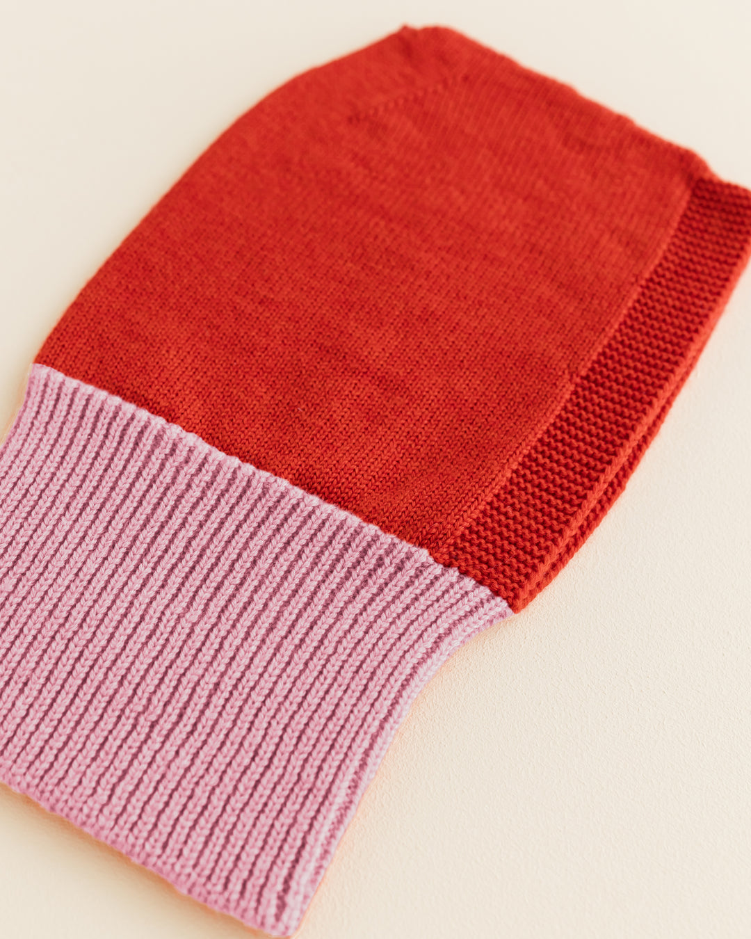 Hvid Balaclava Eddy Cotton Candy - Red