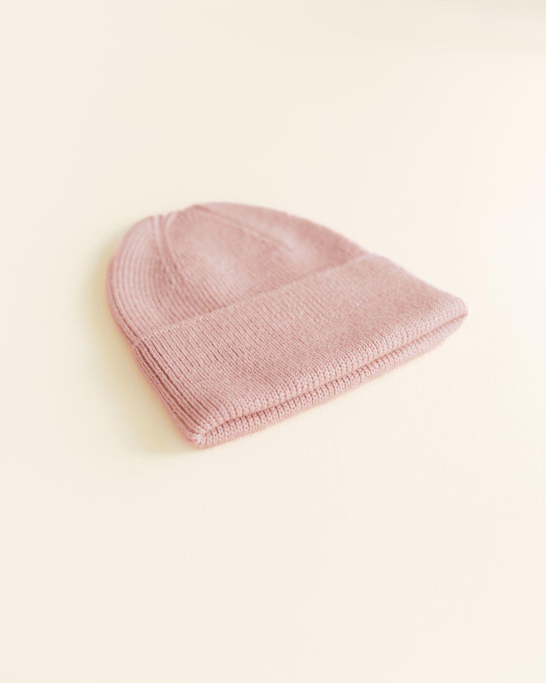 Hvid Fonzie Newborn Beanie Powder