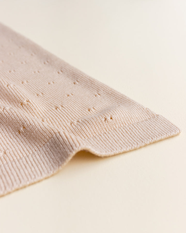 Hvid Blanket Bibi Oat