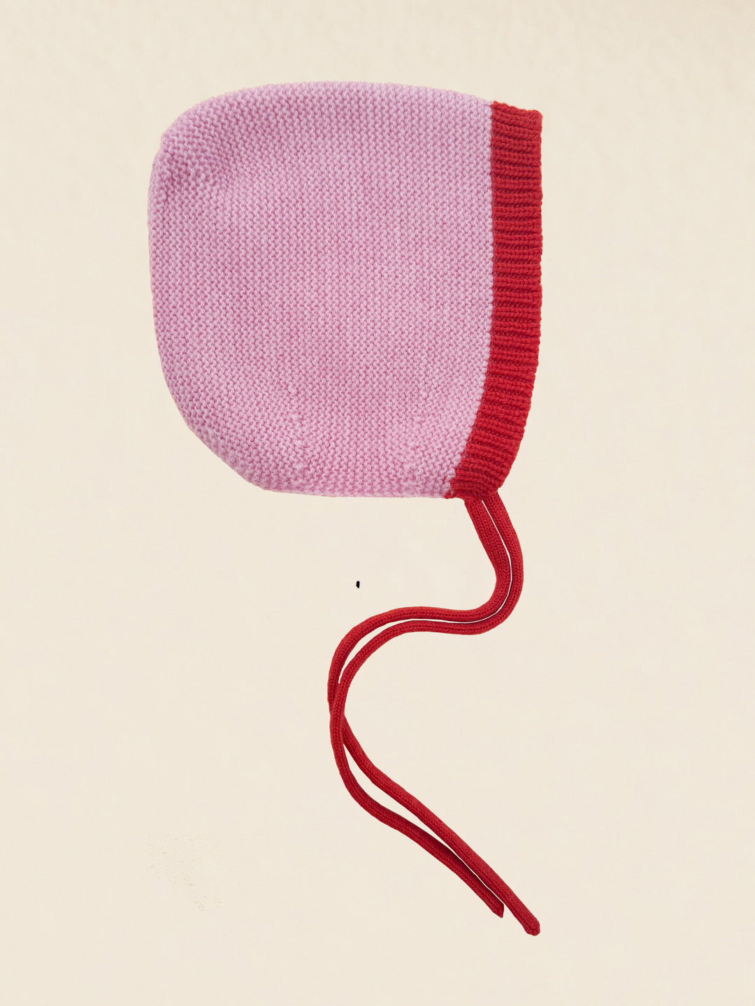 Hvid Newborn Bonnet Dolly Cotton Candy - Red