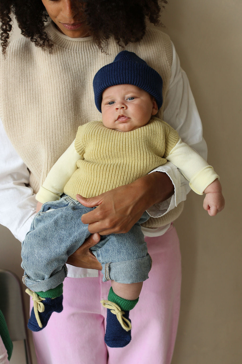 Hvid Booties Blue - Grass