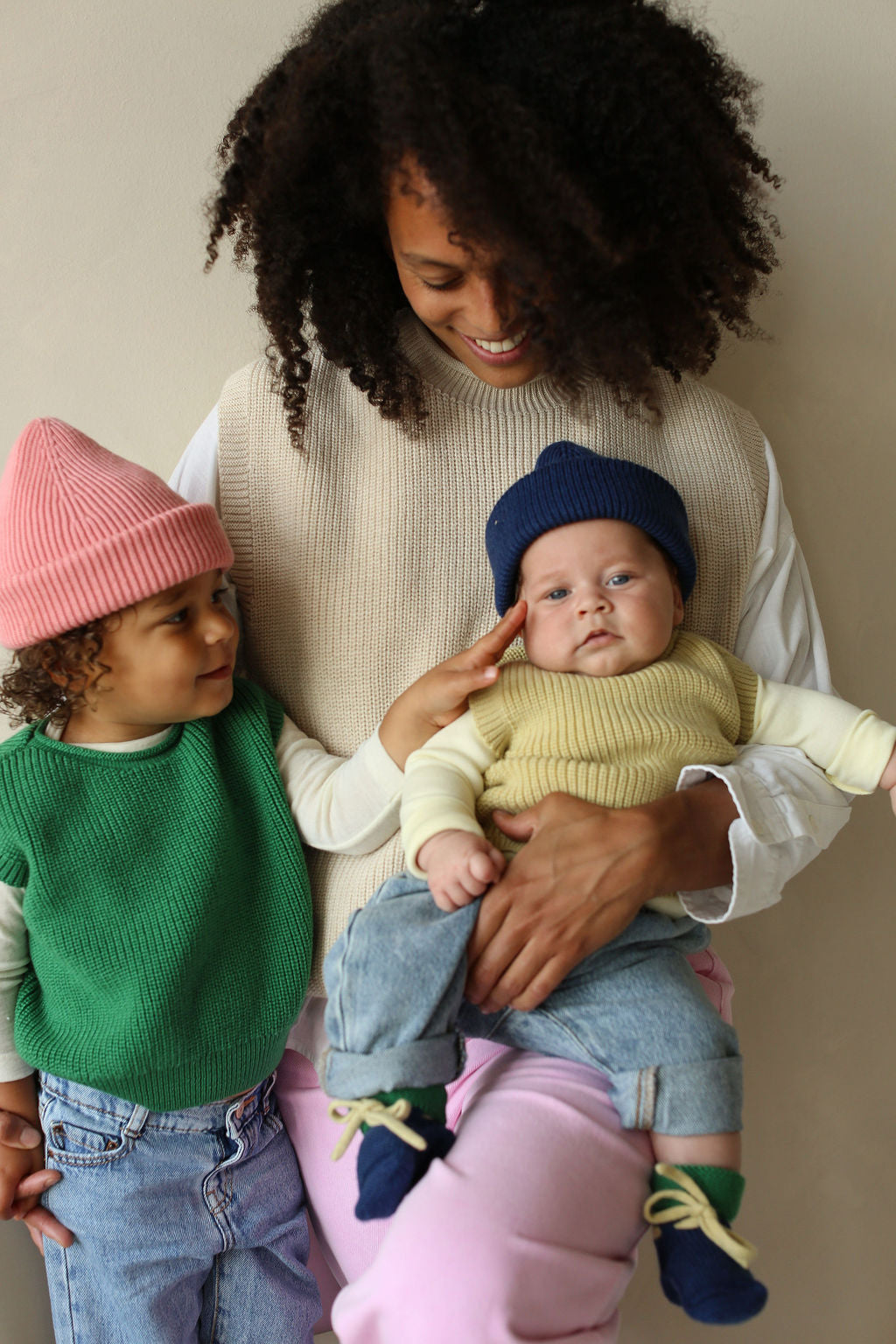 Hvid Booties Blue - Grass