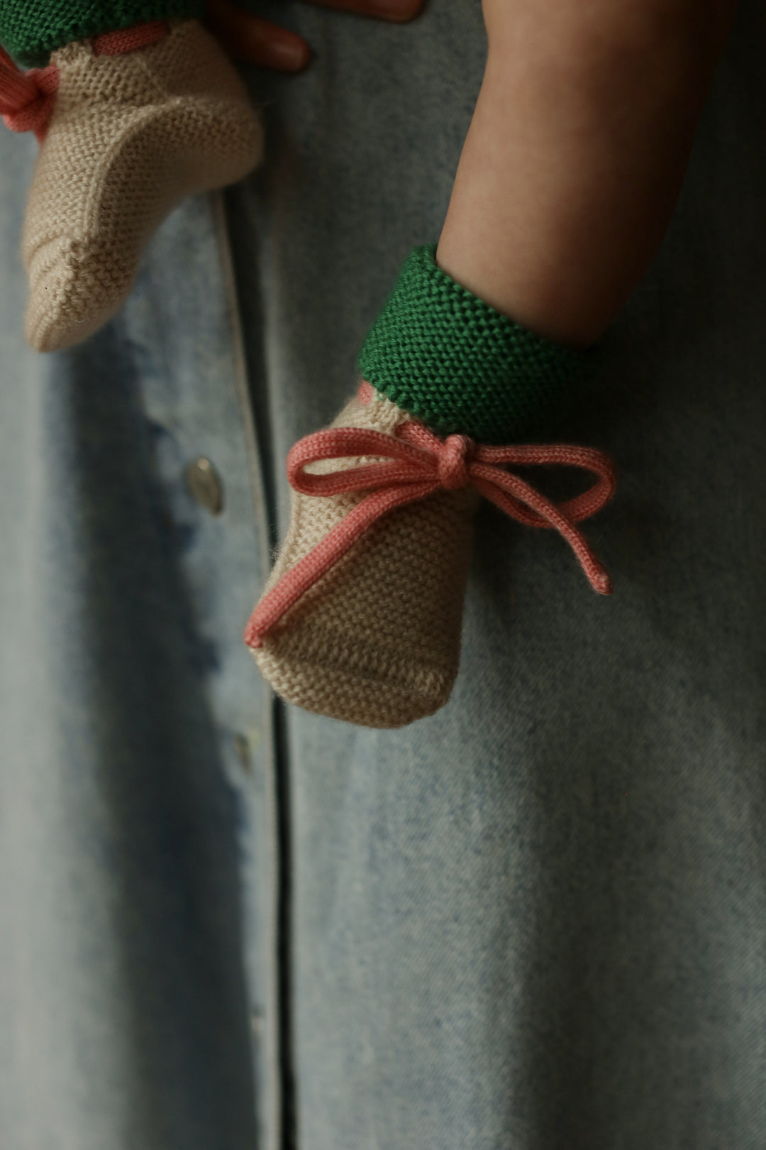 Hvid Booties Cream - Grass