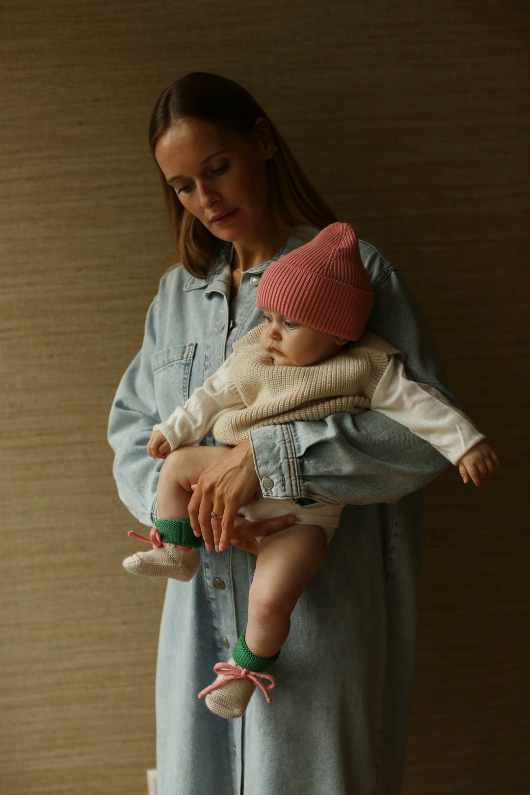 Hvid Booties Cream - Grass