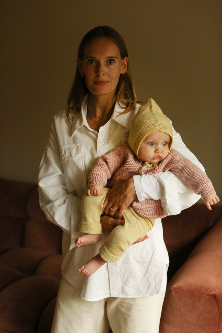 Hvid Cardigan Inga Powder