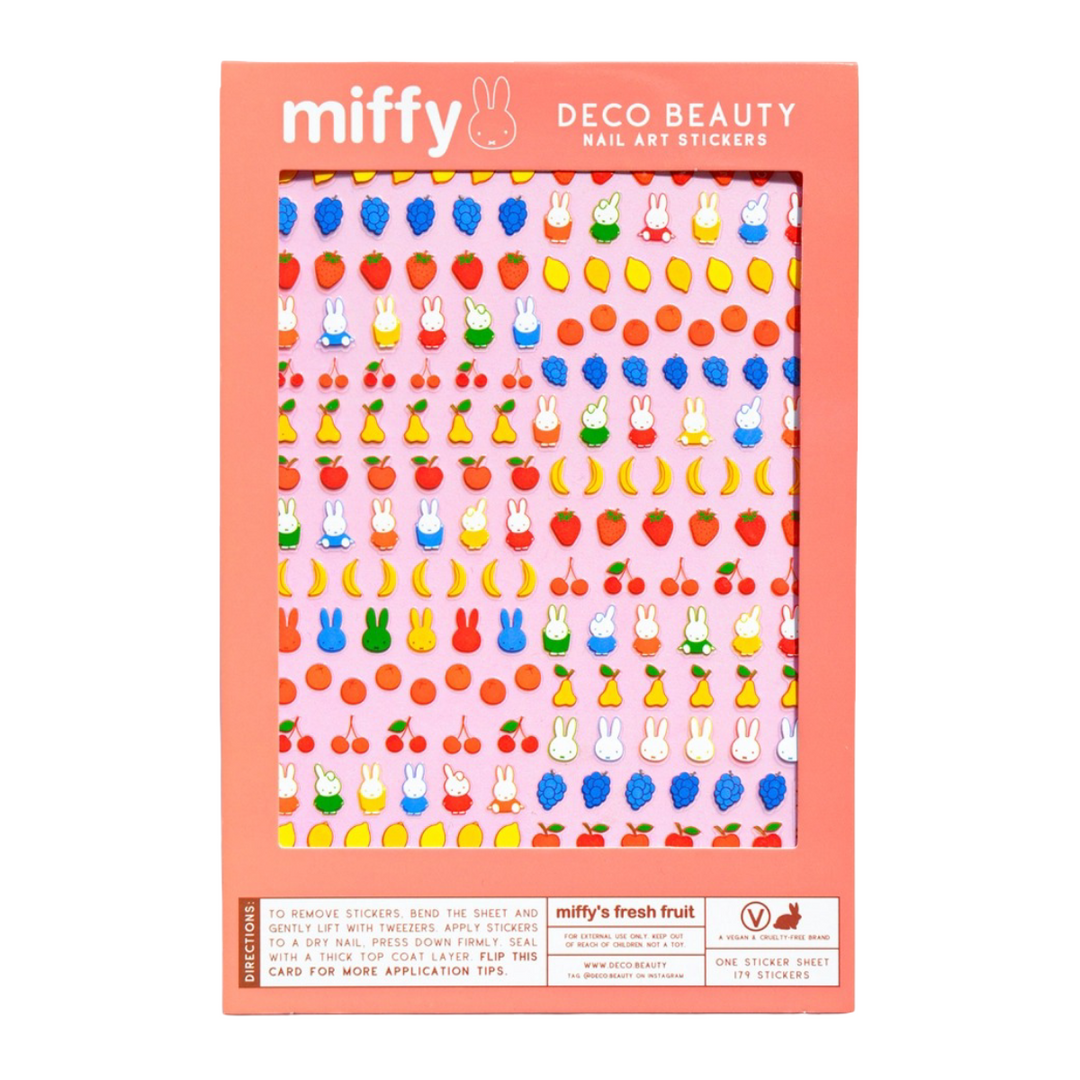 Nail Art Stickers - Miffy Fresh Fruit
