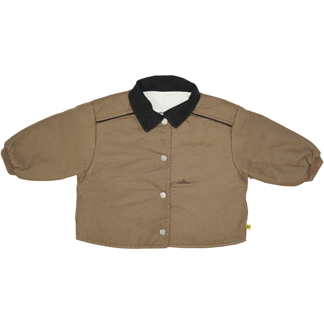 Padded Worker Jacket Brown