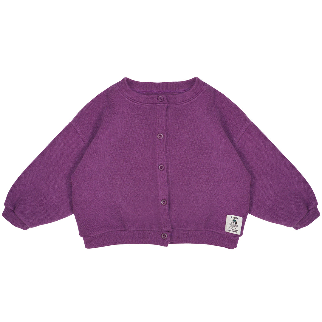 Purple Kids Cardigan