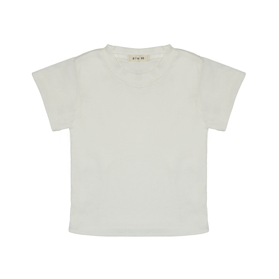 Mini Rib Tee Ivory