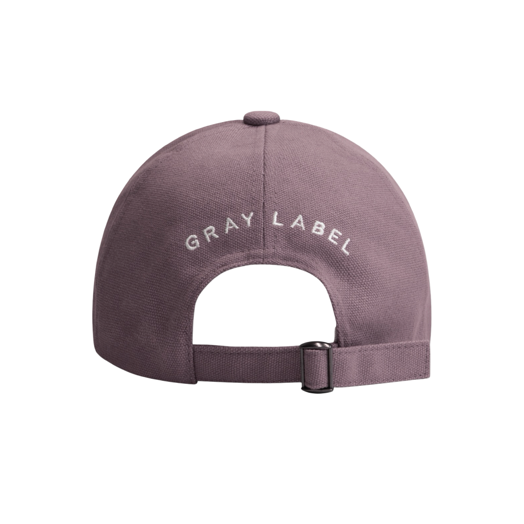 Gray Label Baseball Cap Berry