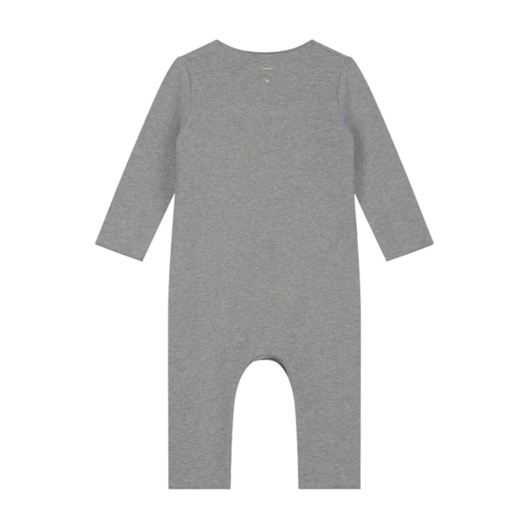 Gray Label Baby Suit with Snaps Grey Melange - La Gentile Store