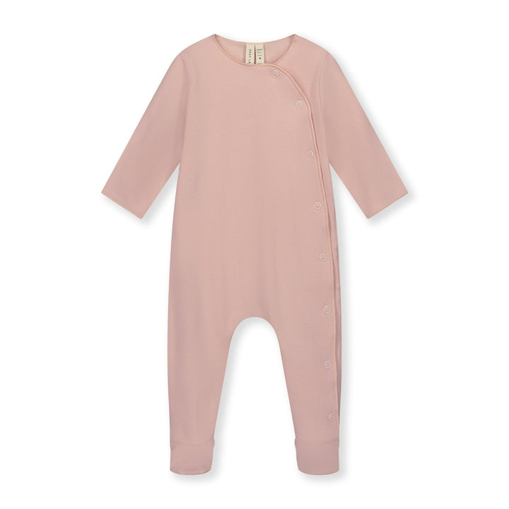 Gray Label Newborn Suit With Snaps Faded Pink - La Gentile Store