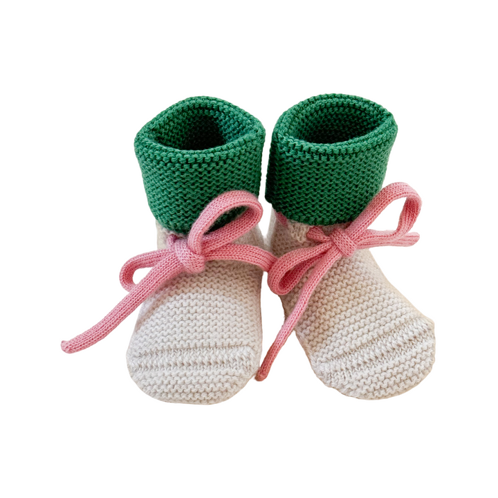 Hvid Booties Cream - Grass