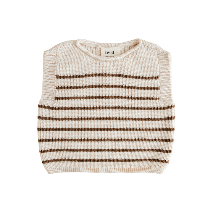 Hvid Harvey Vest Cream - Mocha
