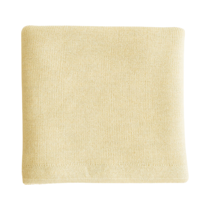 Hvid Blanket Felix Light Yellow - La Gentile Store