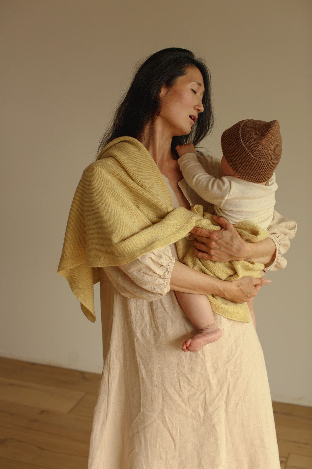 Hvid Blanket Felix Light Yellow - La Gentile Store