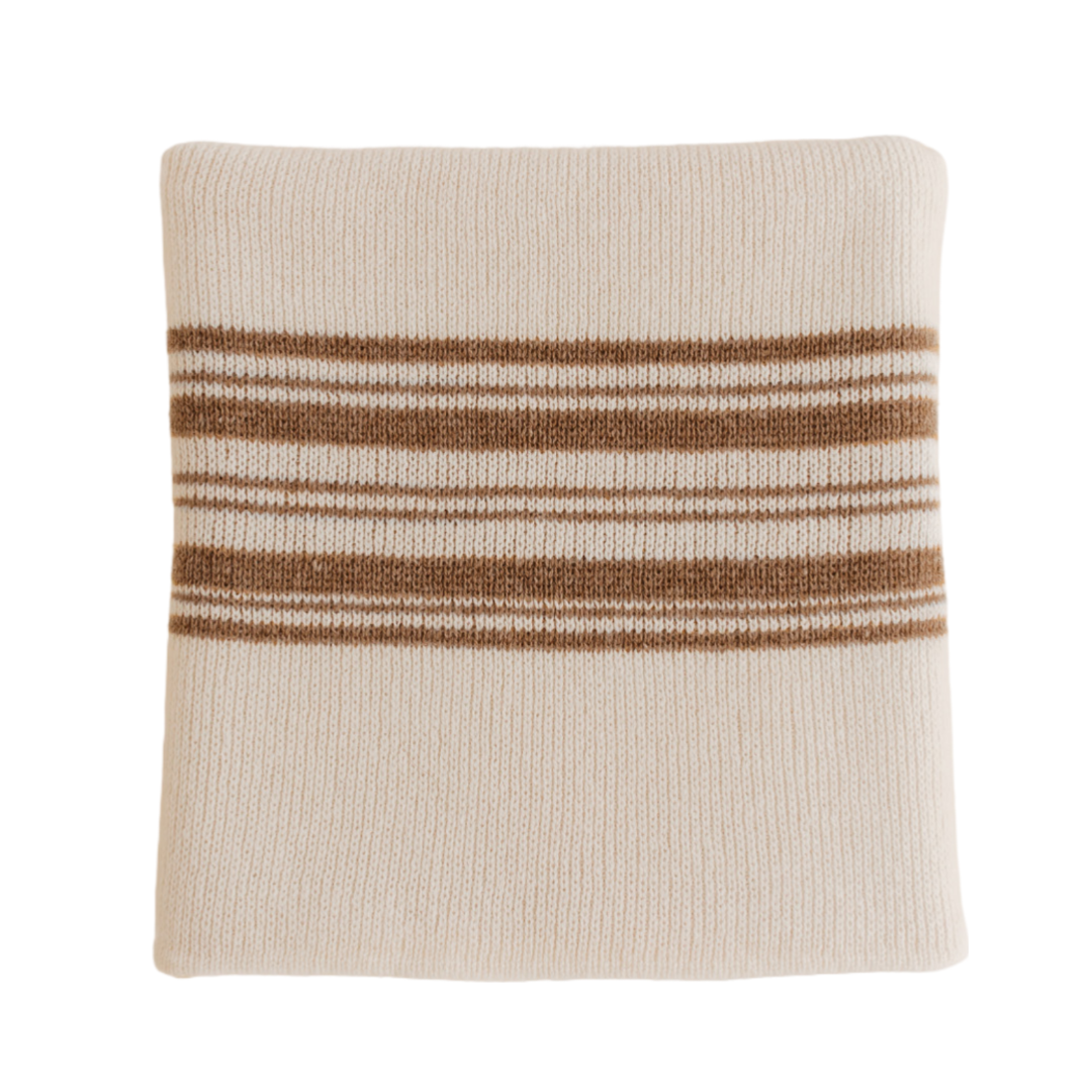Hvid Blanket Gilbert Walnut - La Gentile Store