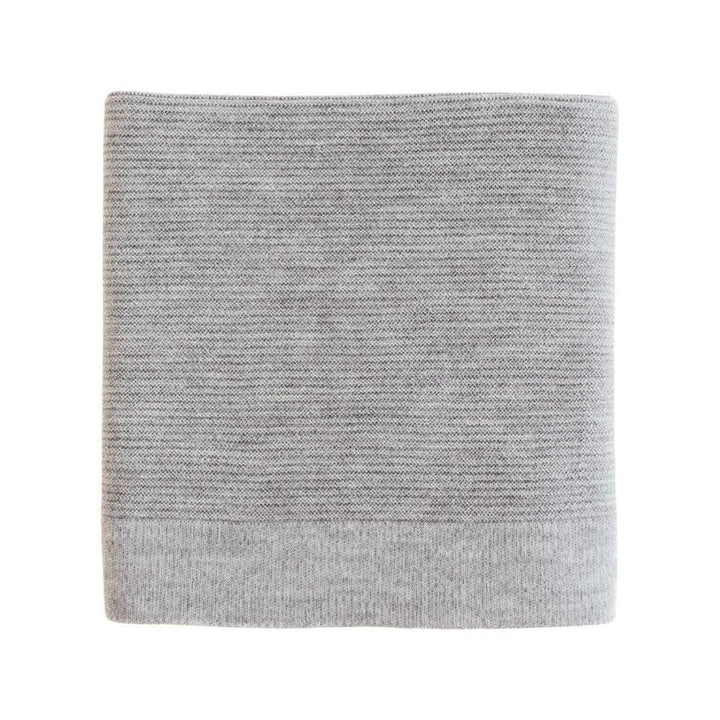 Hvid Blanket Gust Grey Melange - La Gentile Store