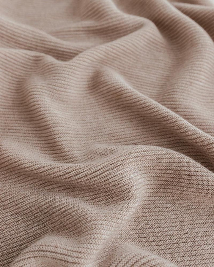 Hvid Blanket Gust Sand - La Gentile Store
