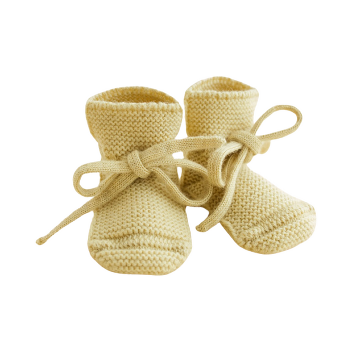 Hvid Booties Light Yellow - La Gentile Store