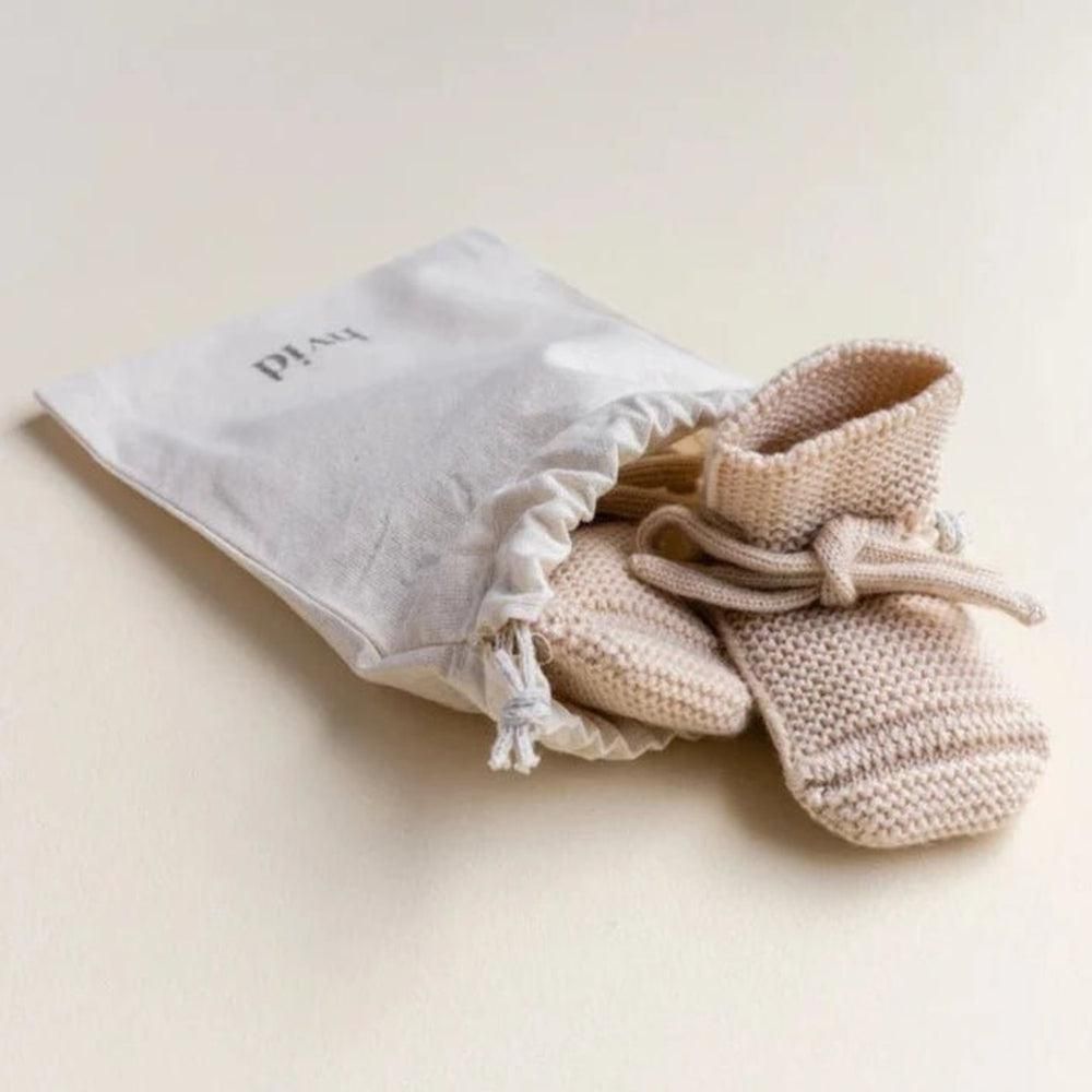 Hvid Booties Oat - La Gentile Store