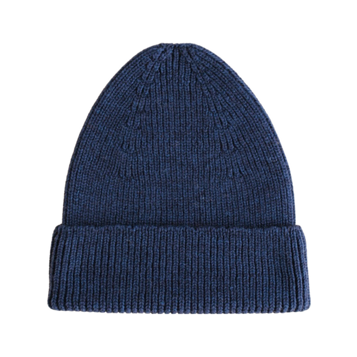 Hvid Fonzie Kids Beanie Blue - La Gentile Store