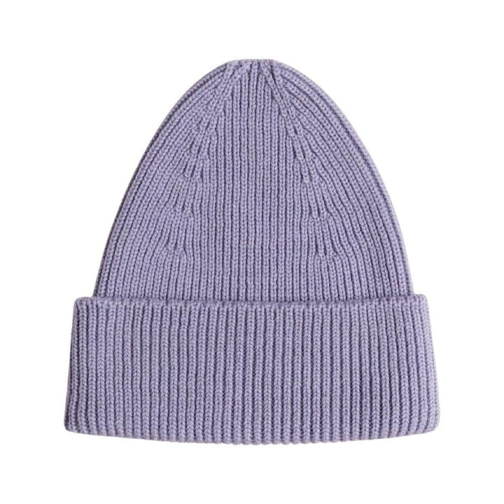 Hvid Fonzie Kids Beanie Lilac - La Gentile Store