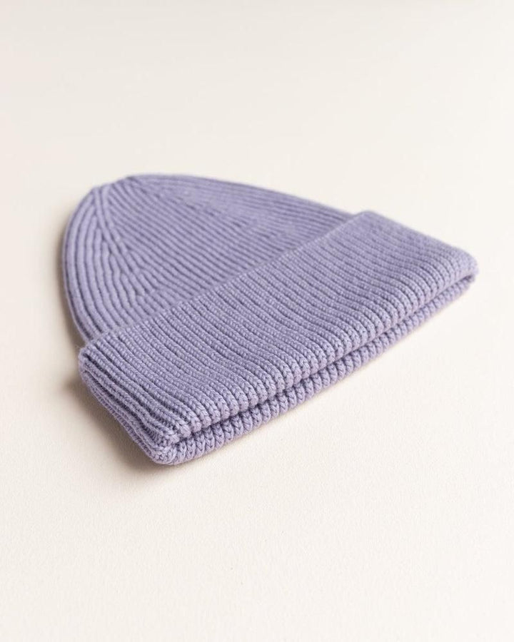 Hvid Fonzie Kids Beanie Lilac - La Gentile Store