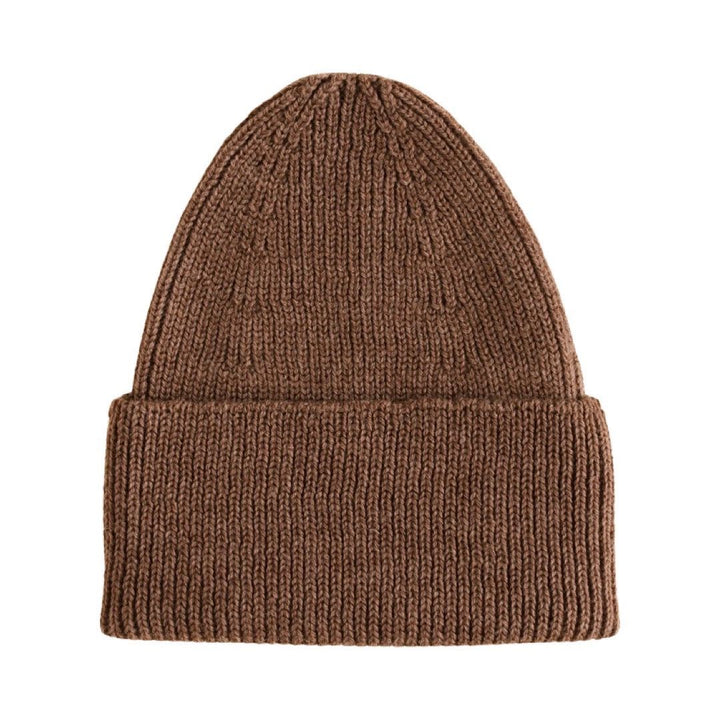 Hvid Fonzie Kids Beanie Mocha - La Gentile Store