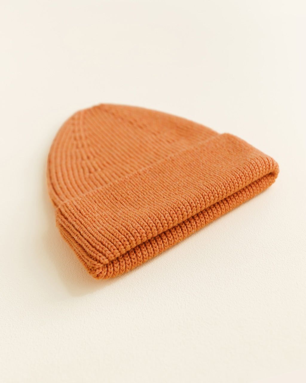 Hvid Fonzie Kids Beanie Orange - La Gentile Store