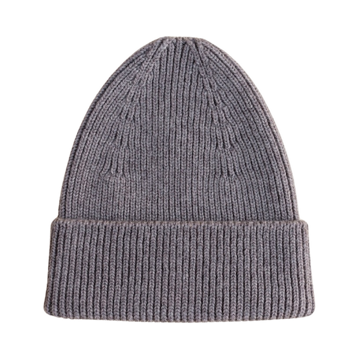 Hvid Fonzie Kids Beanie Otter - La Gentile Store