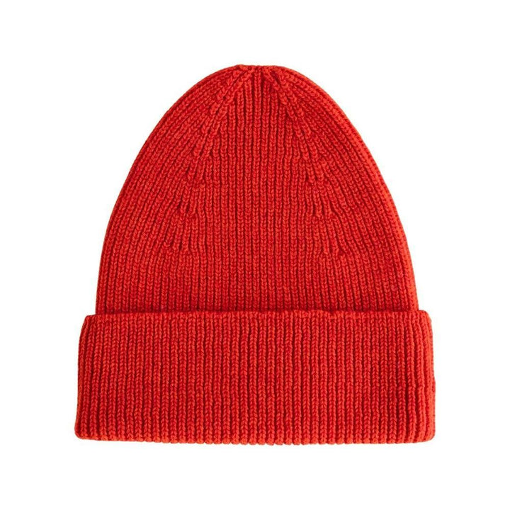 Hvid Fonzie Kids Beanie Red - La Gentile Store