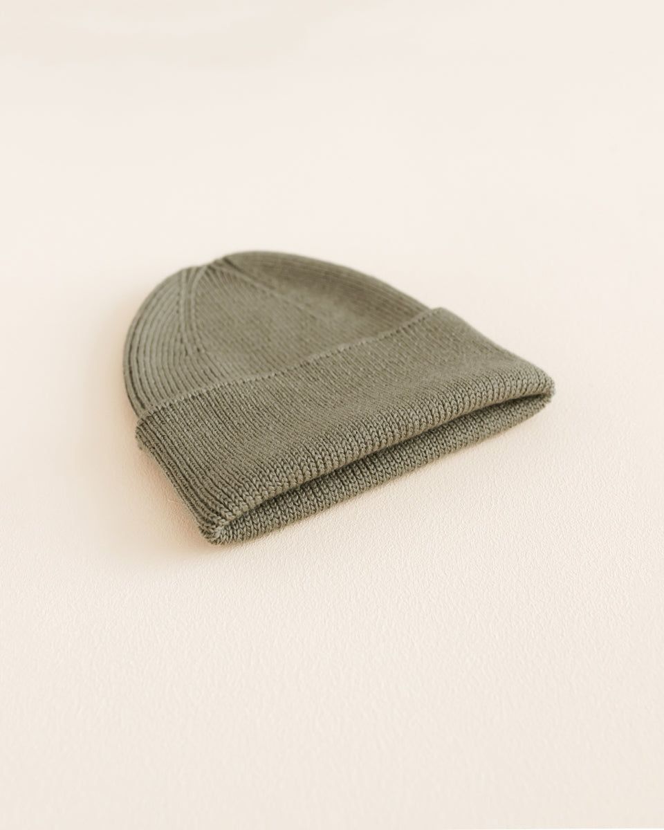 Hvid Fonzie Newborn Beanie Artichoke - La Gentile Store