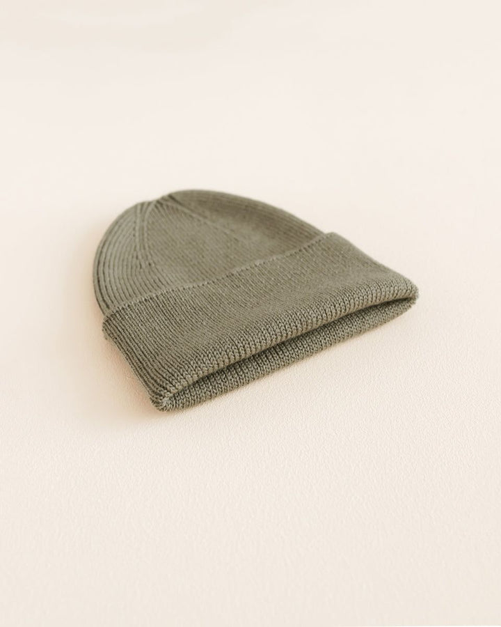 Hvid Fonzie Newborn Beanie Artichoke - La Gentile Store