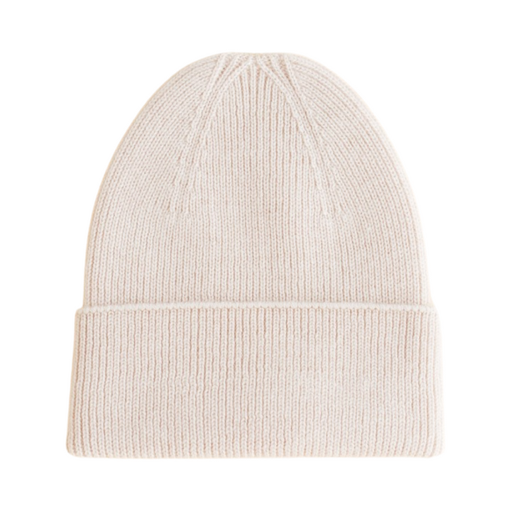 Hvid Fonzie Newborn Beanie Cream - La Gentile Store