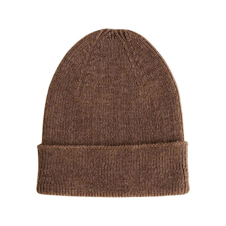 Hvid Fonzie Newborn Beanie Mocha - La Gentile Store