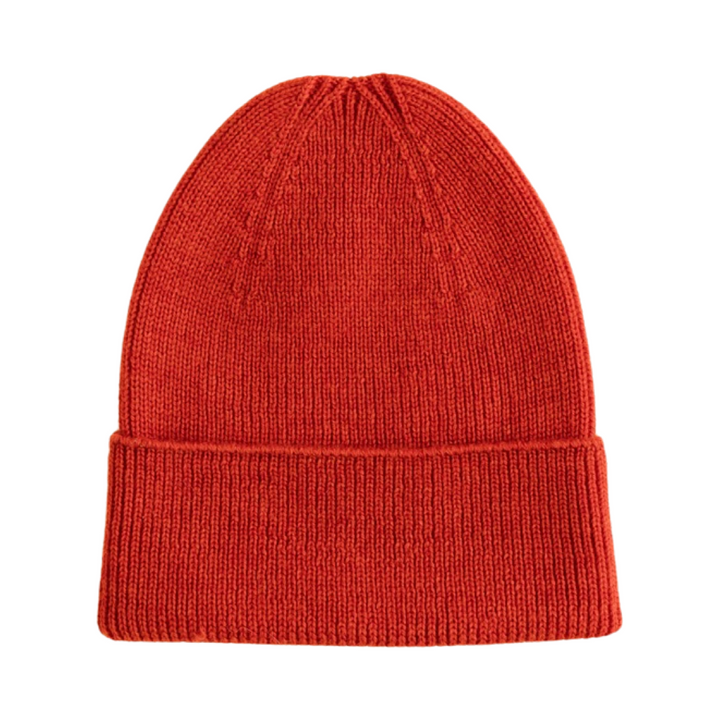 Hvid Fonzie Newborn Beanie Red - La Gentile Store
