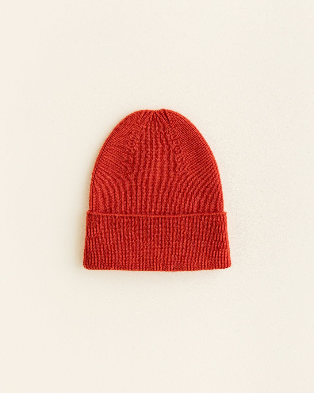 Hvid Fonzie Newborn Beanie Red - La Gentile Store