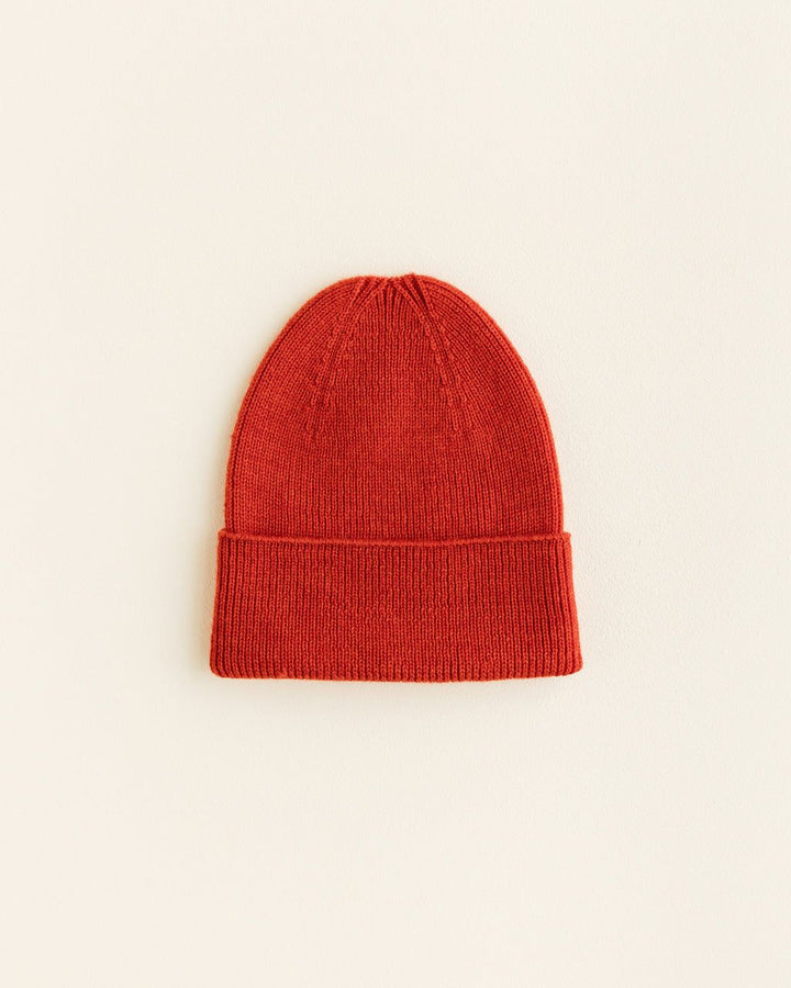 Hvid Fonzie Newborn Beanie Red - La Gentile Store