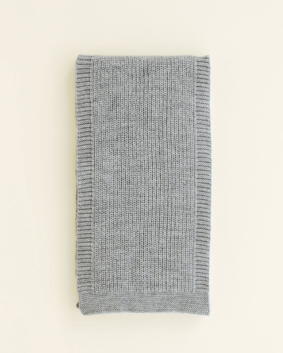 Hvid Gustave Scarf Grey Melange - La Gentile Store