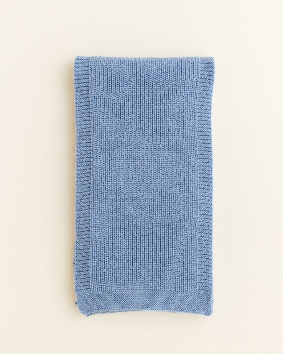 Hvid Gustave Scarf Light Blue - La Gentile Store