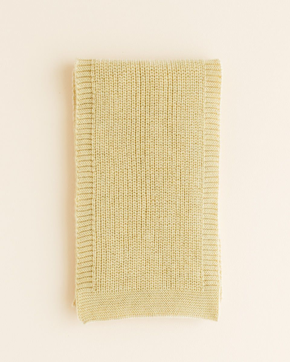 Hvid Gustave Scarf Light Yellow - La Gentile Store