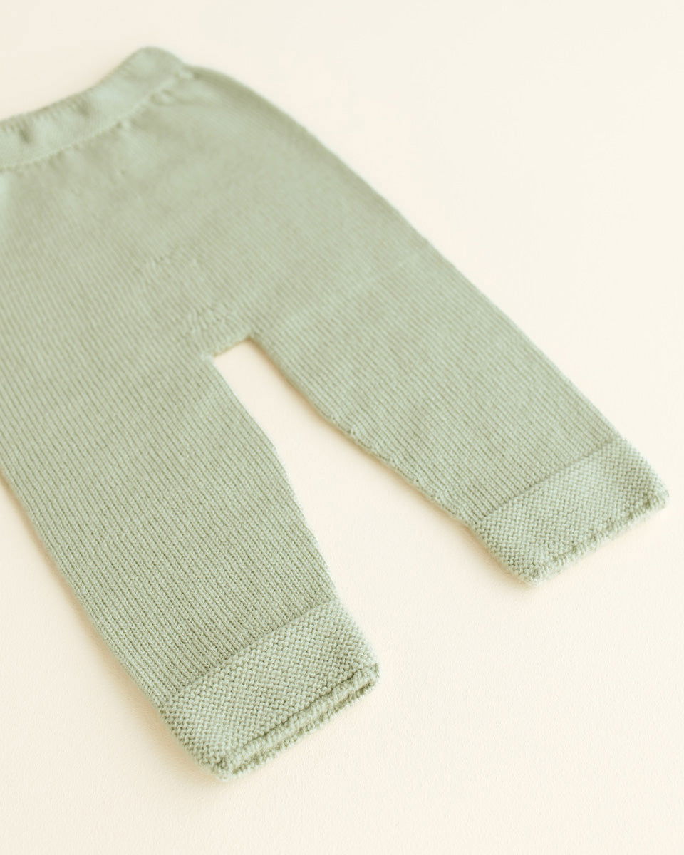 Hvid Pants Guido Mint - La Gentile Store