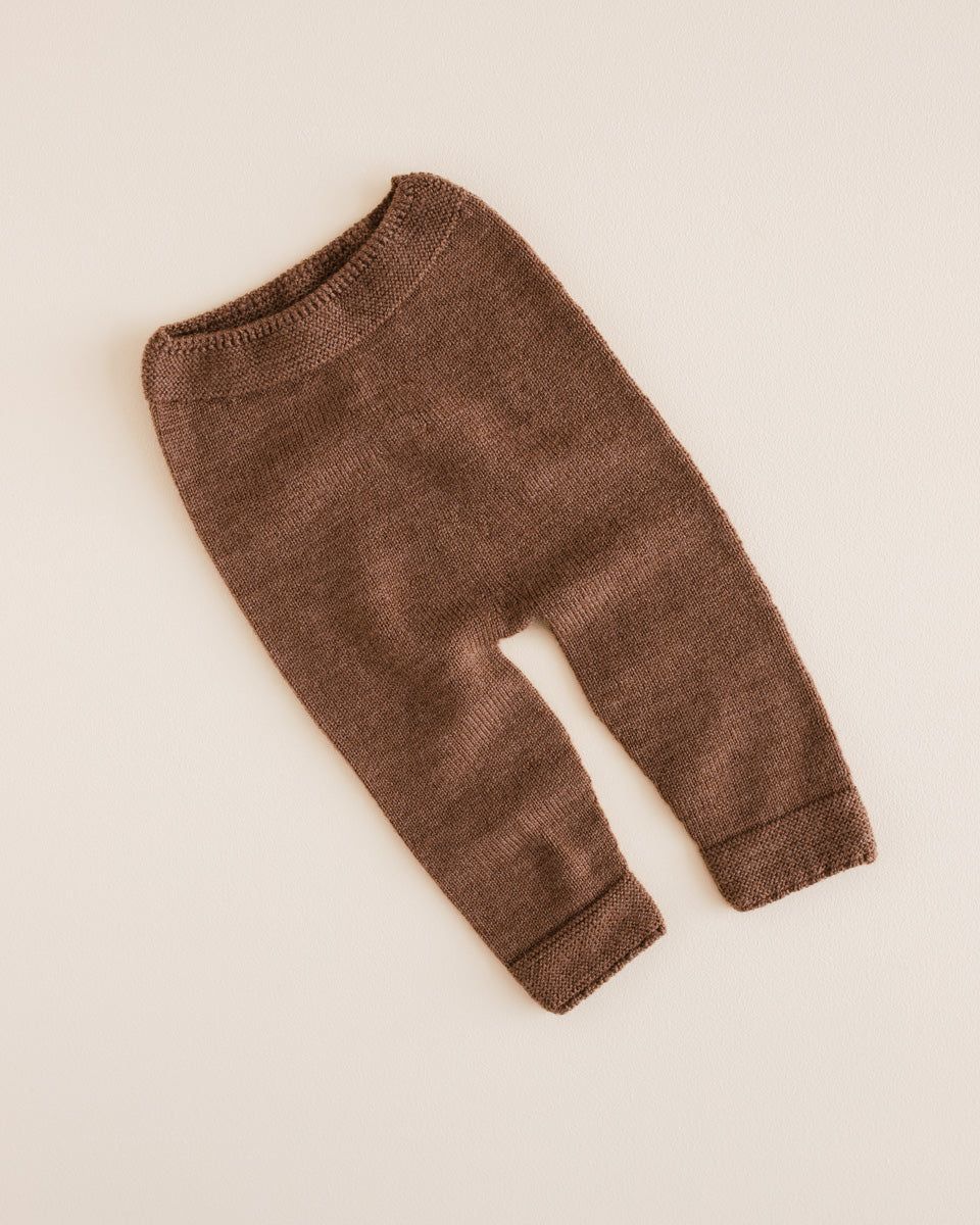 Hvid Pants Guido Mocha - La Gentile Store
