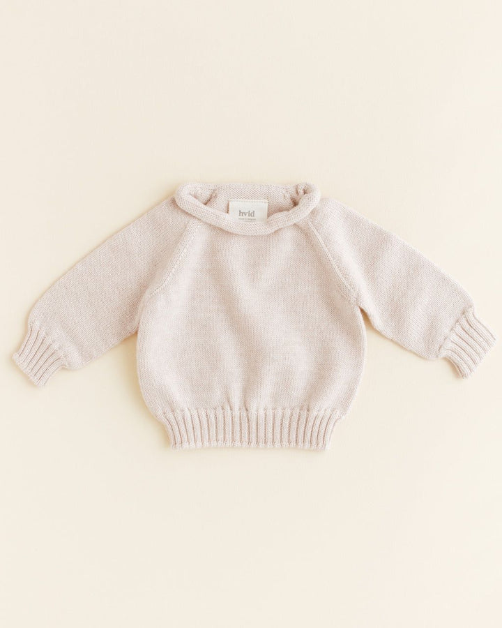 Hvid Sweater Georgette Cream - La Gentile Store
