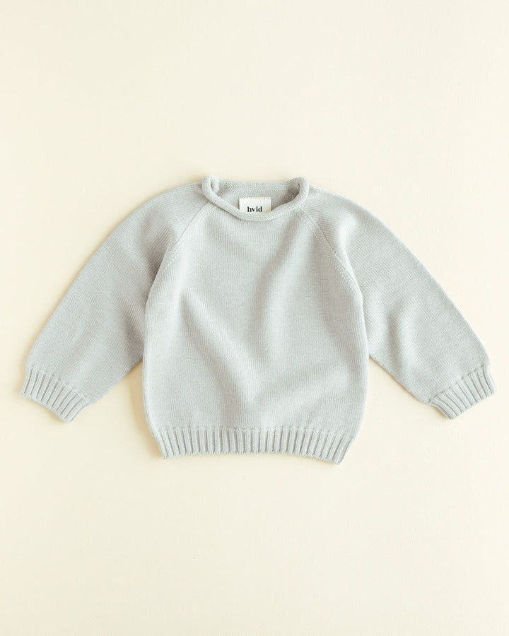 Hvid Sweater Georgette Light Grey - La Gentile Store